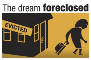 Government efforts wasn't good enough to save the foreclosure situation.